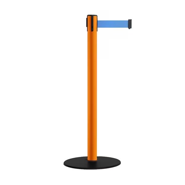 Retractable Belt Stanchion, Low Base, 2.5